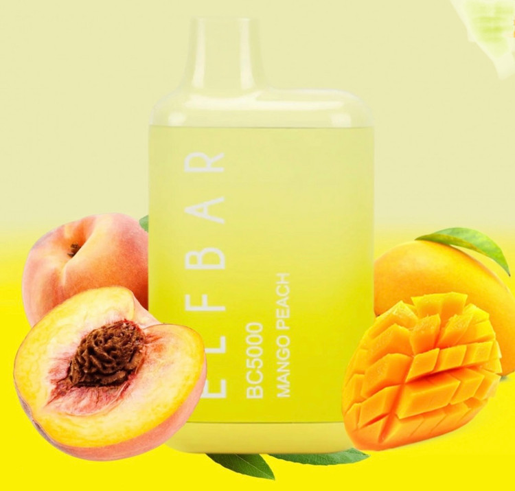 | ELEF BAR PEACH MANGO 5000 PUFFS|پادمن شاپ|