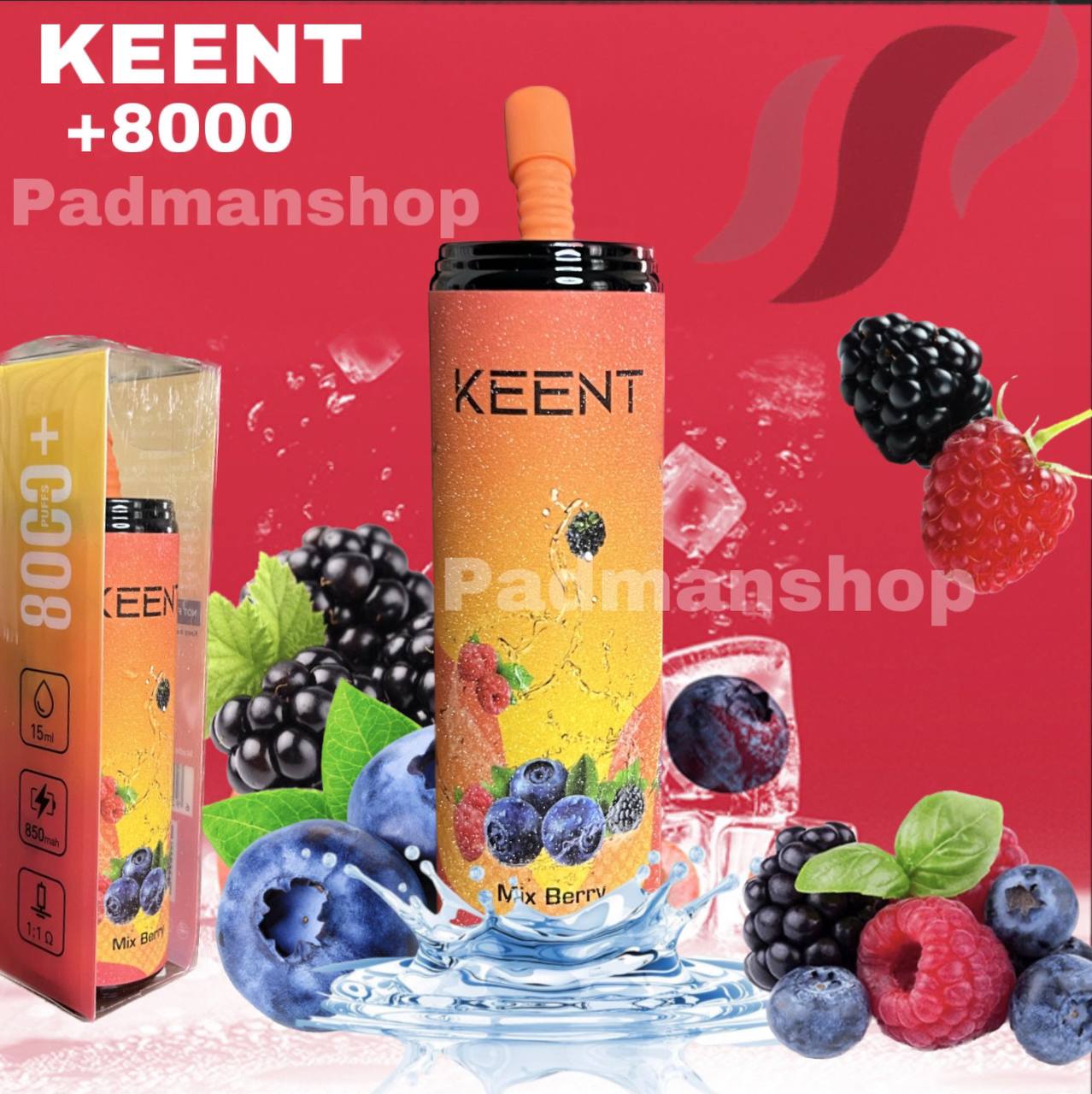KEENT G8000 MIX BERRY|پادمن شاپ|