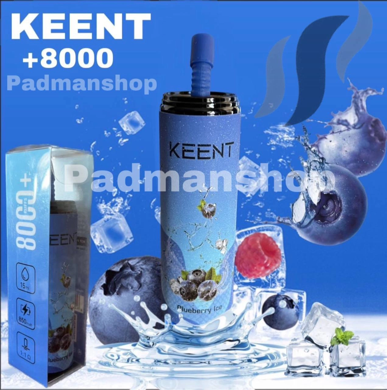 KEENT G8000 blueberry ICE|پادمن شاپ|