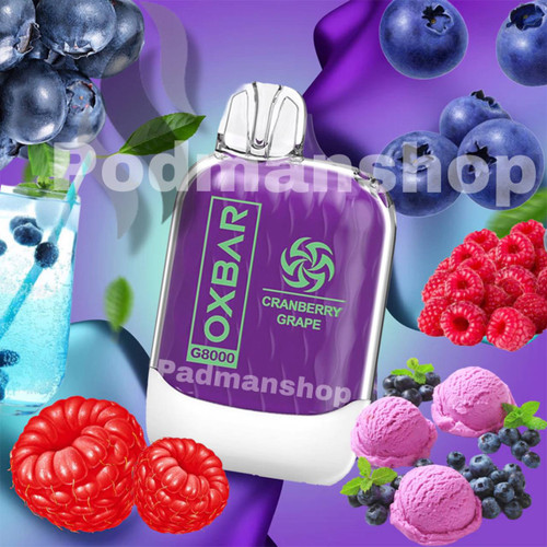 OXBAR G800 CRANBERRY GRAPE|پادمن شاپ|
