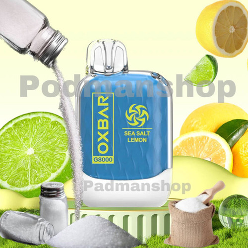 قیمت وخرید پاد یکبار مصرف اوکسبار 8000پاف|OXBAR G800  SEA SALT LEMON|