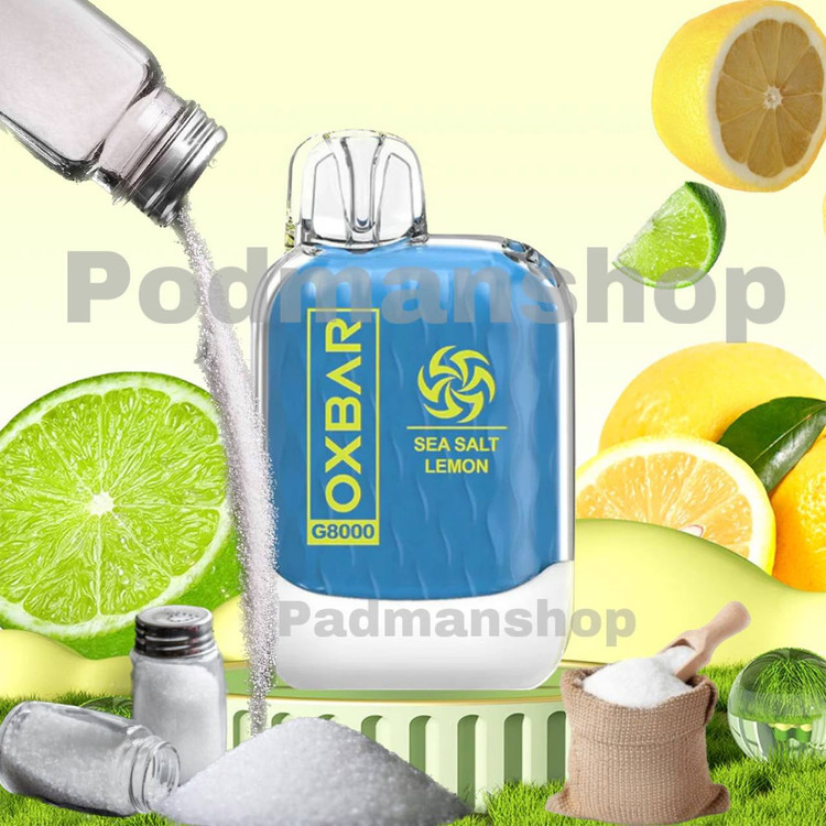 قیمت وخرید پاد یکبار مصرف اوکسبار 8000پاف|OXBAR G800 SEA SALT LEMON|