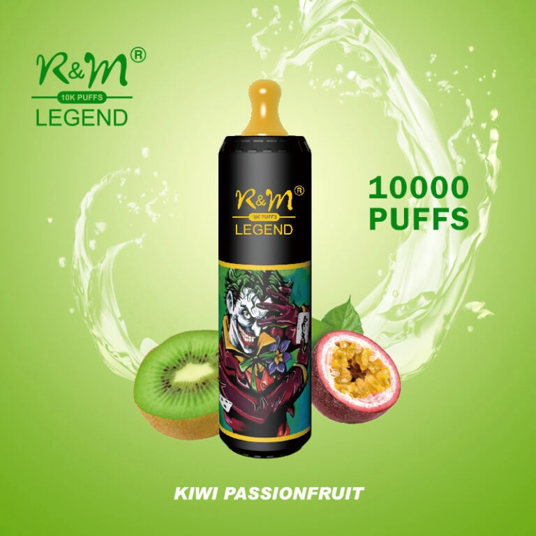 R&M LEGEND  10000 PUFFS KIWI PASSIONFRUIT|پادمن شاپ|