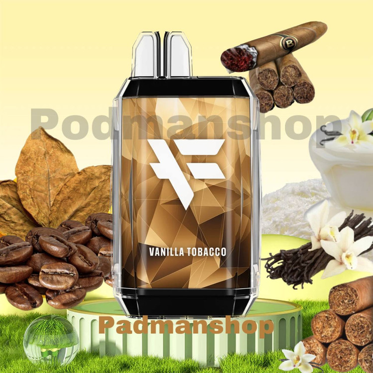 DINNER LADY FULY 8000 PUFFS Vanilla Tobacco|پادمن شاپ|
