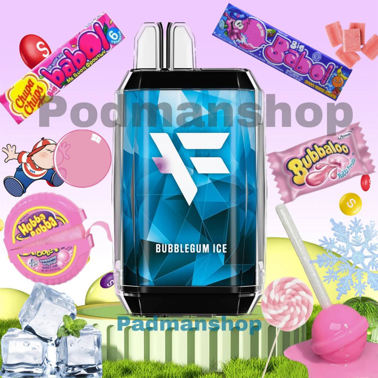 DINNER LADY FULY 8000 PUFFS Bubblegum Ice|پادمن شاپ|