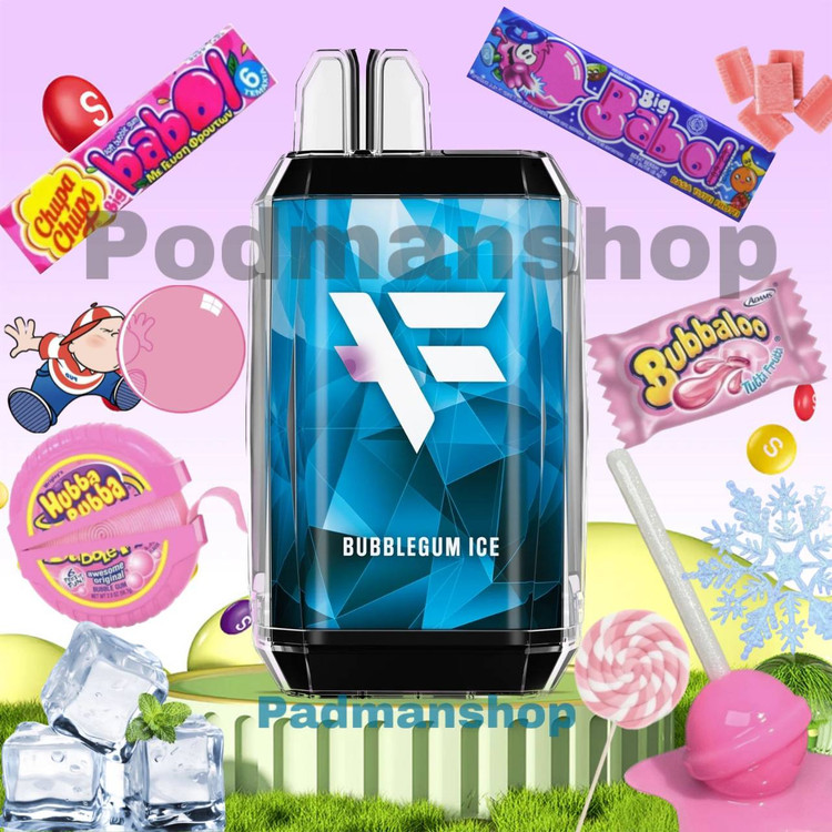 DINNER LADY FULY 8000 PUFFS Bubblegum Ice|پادمن شاپ|