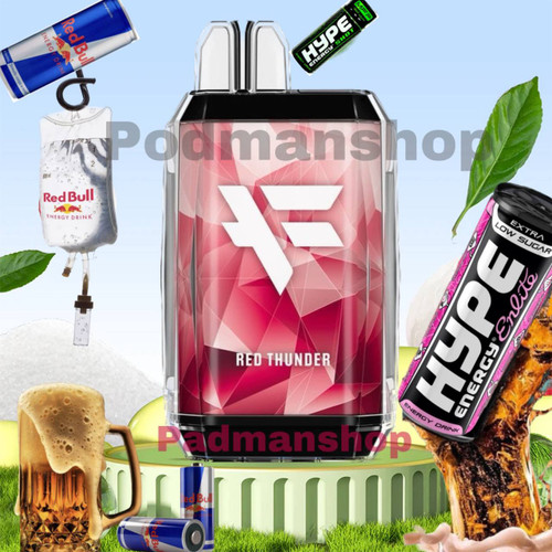 DINNER LADY FULY 8000 PUFFS red thunder|پادمن شاپ|
