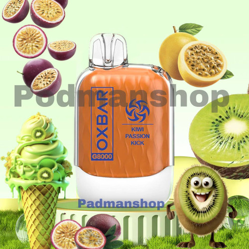 قیمت و خرید پاد یکبار مصرف اوکسبار8000پاف|OXBAR G8000 kiwi passion kick|