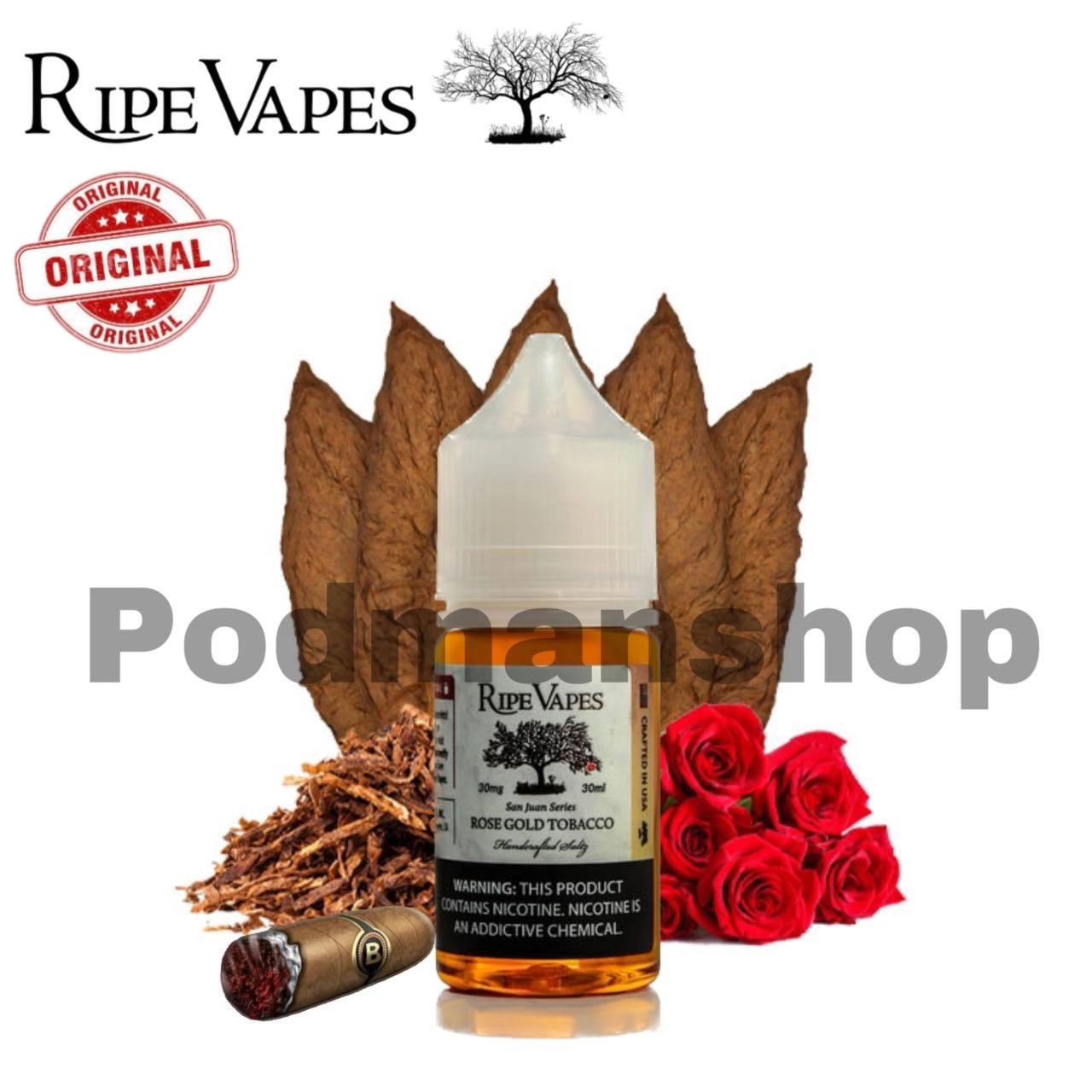 Ripe Vapes Rozegold tobacco|پادمن شاپ|