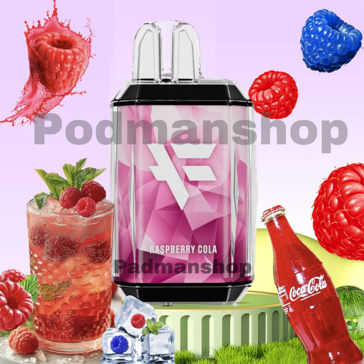 DINNER LADY FULY 8000 PUFFS Raspberry Cola|پادمن شاپ|