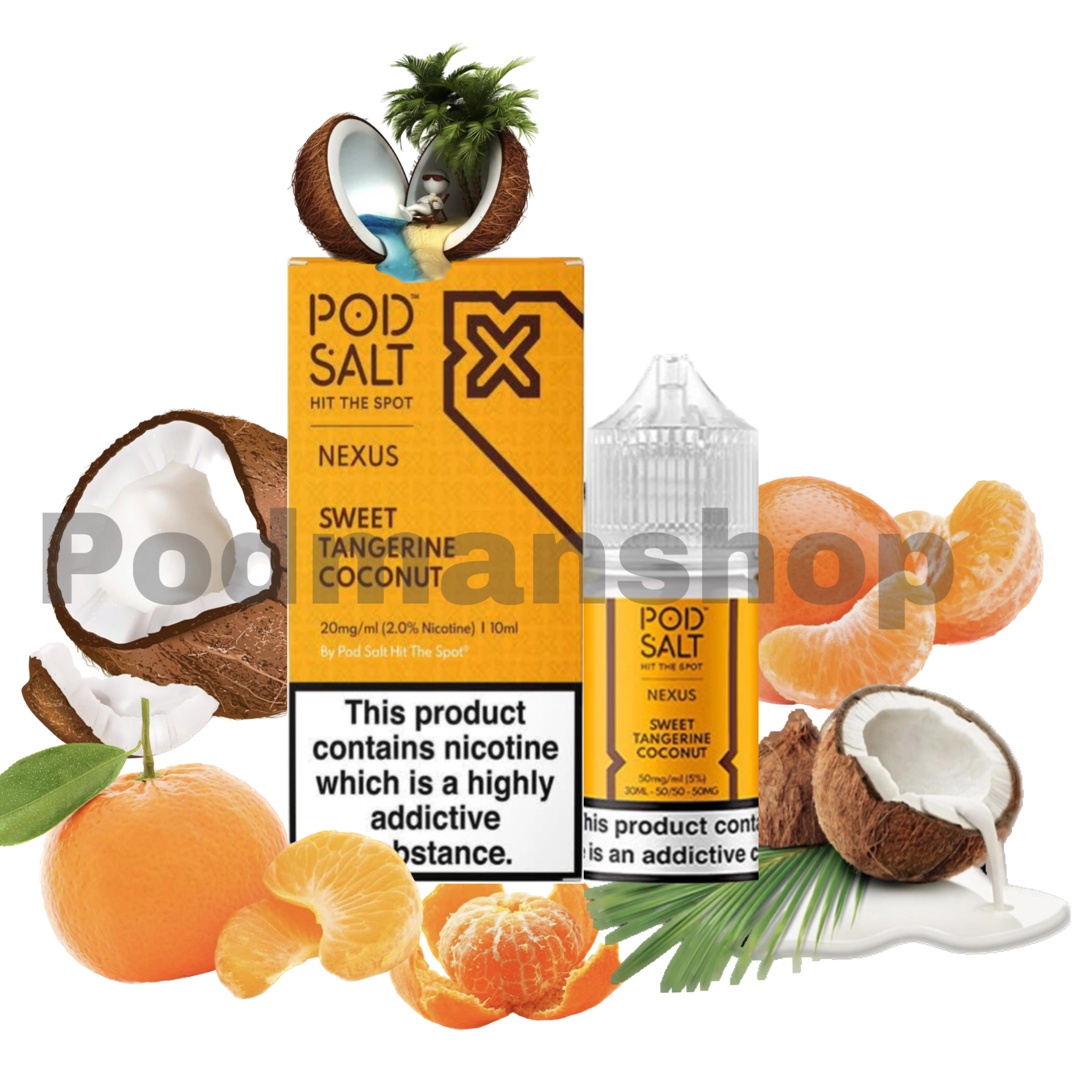 PODSALT Sweet Tangerine Coconut|پادمن شاپ|