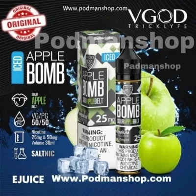 VGOD SaltNic Apple Bomb Iced|پادمن شاپ|