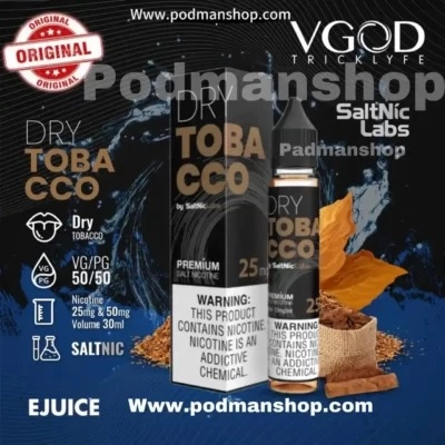 VGOD SaltNic Dry Tobacco|پادمن شاپ|