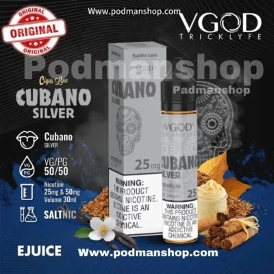 VGOD SaltNic Cubano Silver|پادمن شاپ|