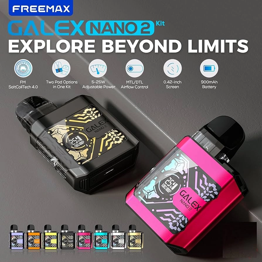 Freemax Galex Nano2 Pod System Kit 900mAh|پادمن شاپ|