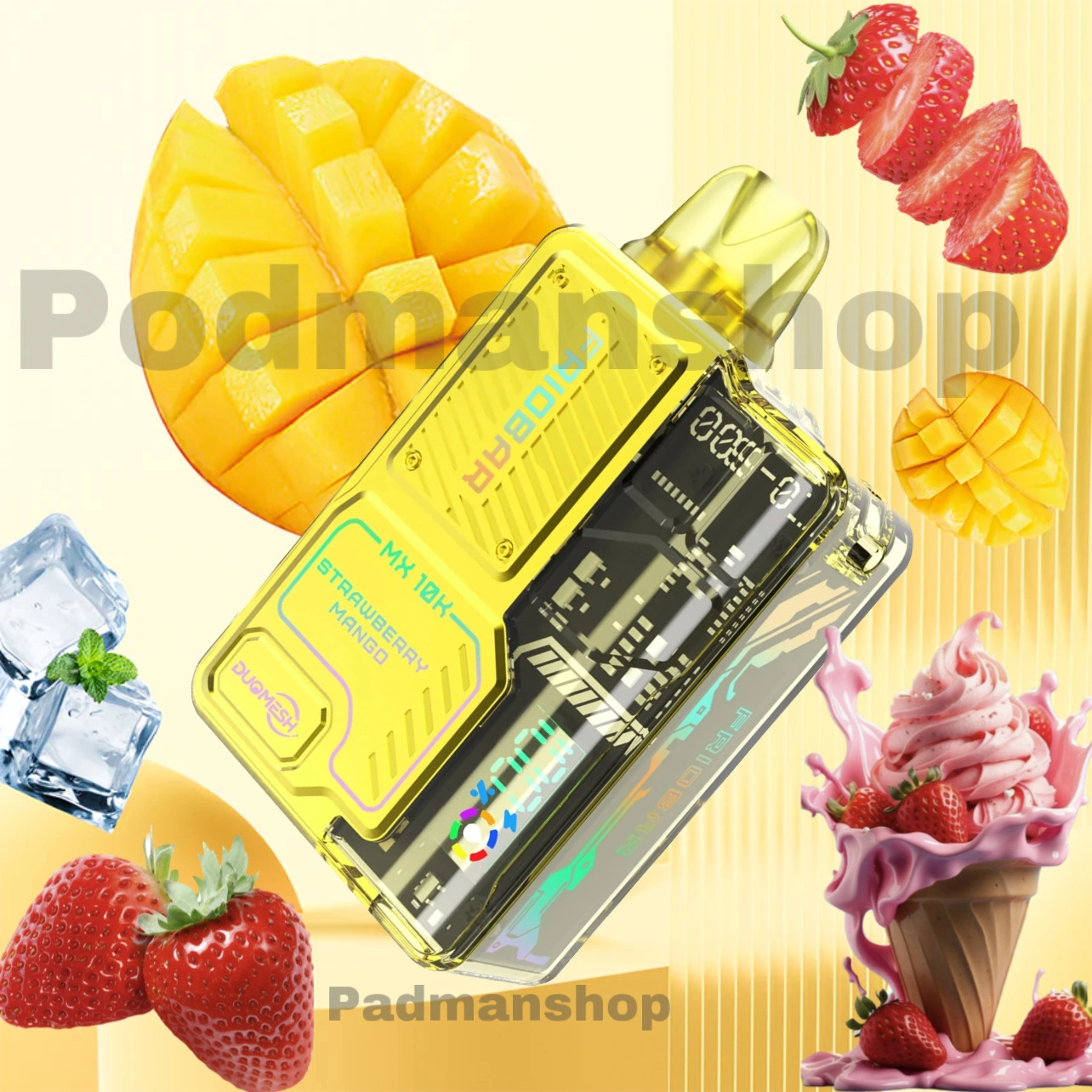 Friobar Strawberry Mango10K Puffs|پادمن شاپ|