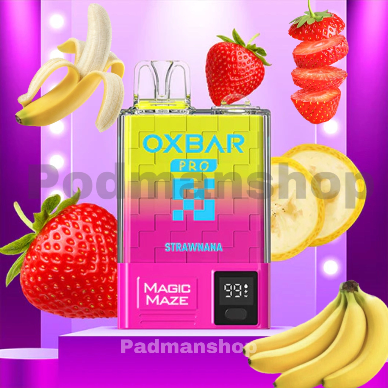 Oxbar Pro Magic Strawnana 10K|پادمن شاپ|