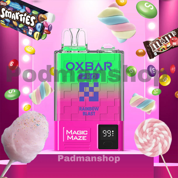 Oxbar Pro Magic Rainbow Blast 10K|پادمن شاپ|