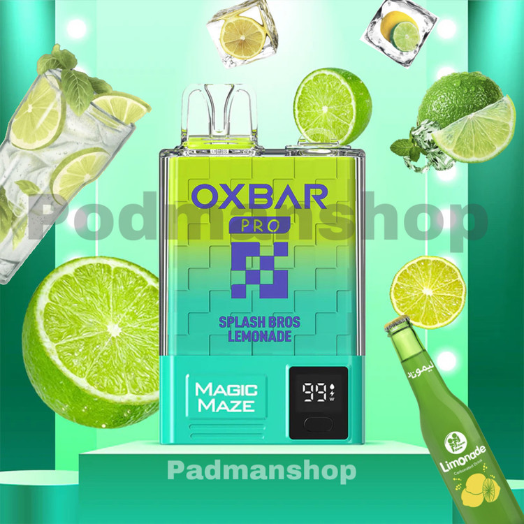 Oxbar Pro Magic Splash Bros Lemonad 10K|پادمن شاپ|