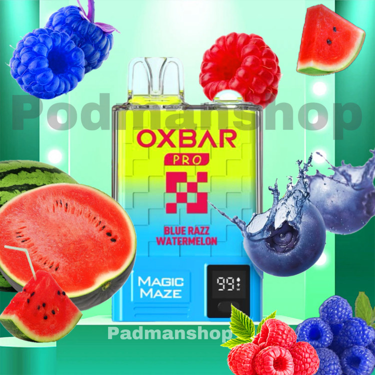 Oxbar Pro Magic Blue Razz Watermelon 10K|پادمن شاپ|