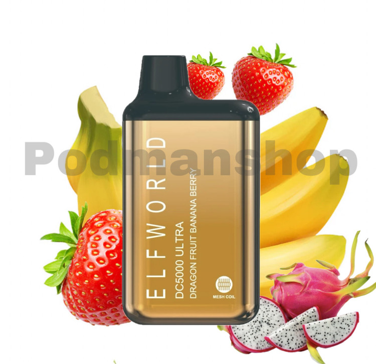 پاد یکبار مصرف|ELFWORLD|طعم دراگون فروت|