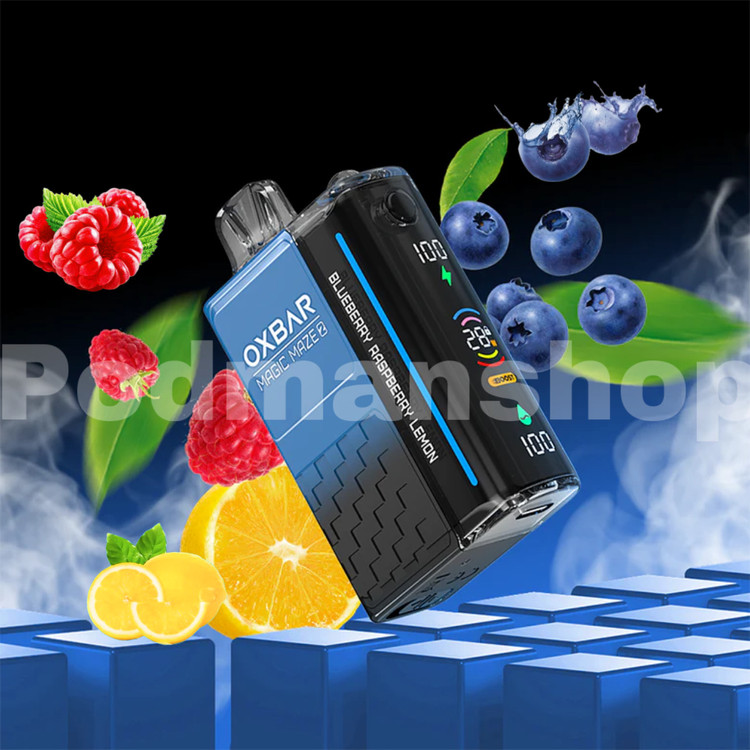 OXBAR Magic Maze 2 BLUEBERRY RASPBERRY LEMON|پادمن شاپ|