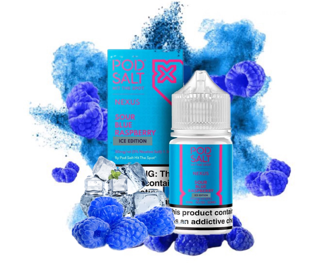 Pod Salt Sour Blue Raspberry Ice Edition |پادمن شاپ|