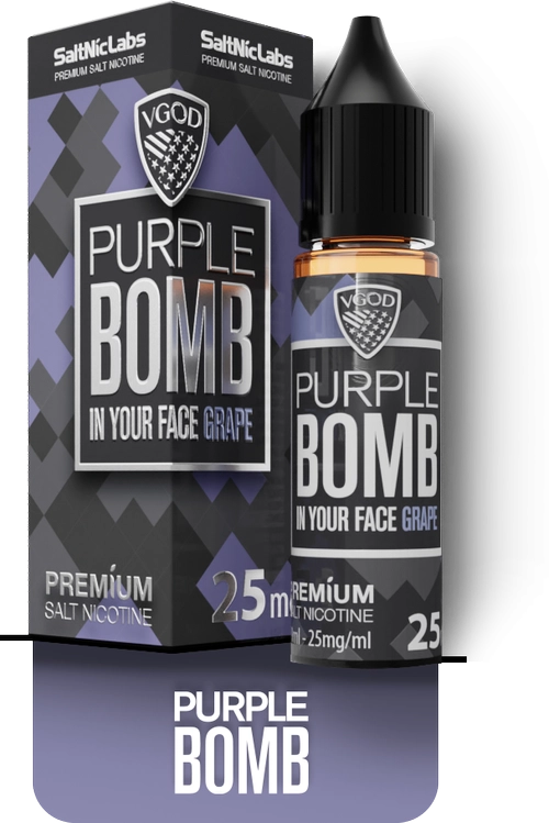 VGOD Purple Bomb SaltNic E-Liquid پادمن شاپ|