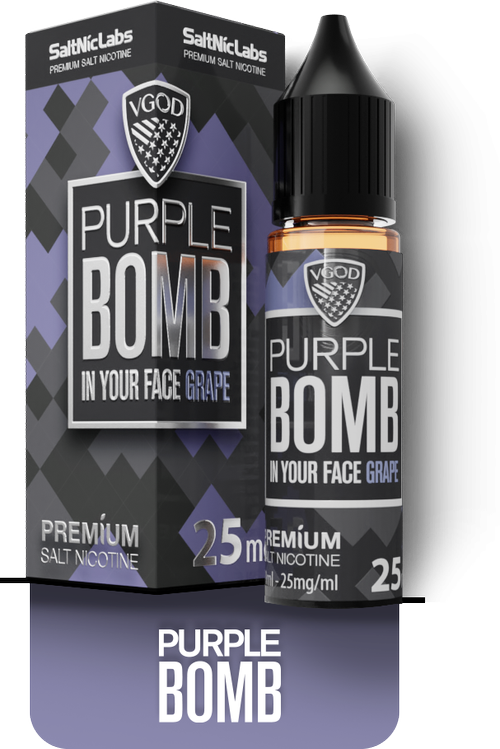 VGOD Purple Bomb SaltNic E-Liquid پادمن شاپ|