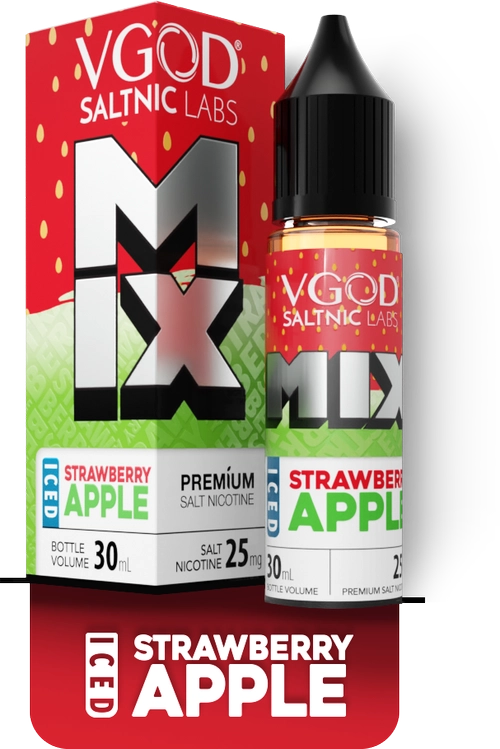 VGOD MIX Iced Strawberry Apple SaltNic E-Liquid |پاد من شاپ|