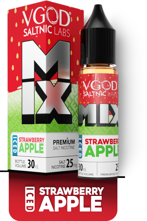 VGOD MIX Iced Strawberry Apple SaltNic E-Liquid |پاد من شاپ|