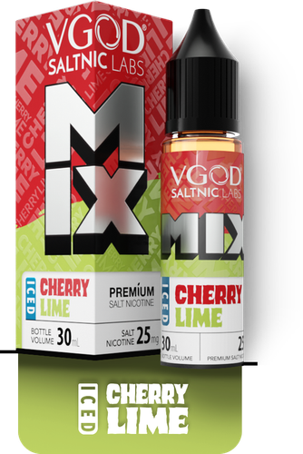 VGOD MIX Iced Cherry Lime SaltNic E-Liquid | پادمن شاپ|