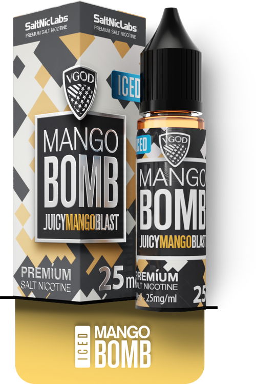 VGOD Iced Mango Bomb SaltNic E-Liquid|پاد من شاپ|