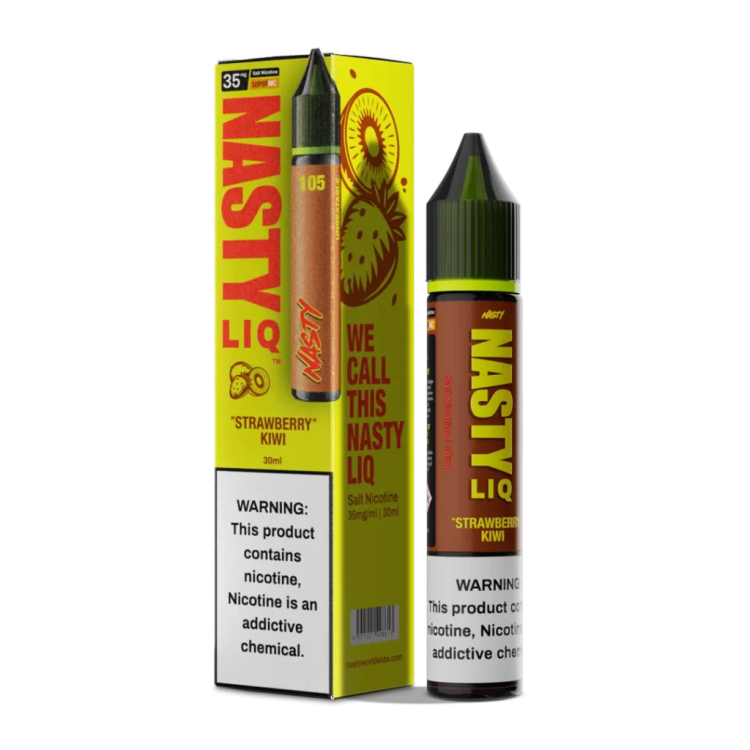 سالت نیکوتین Nasty Strawberry Kiwi | ترکیب کیوی و توت فرنگی |پادمن شاپ |