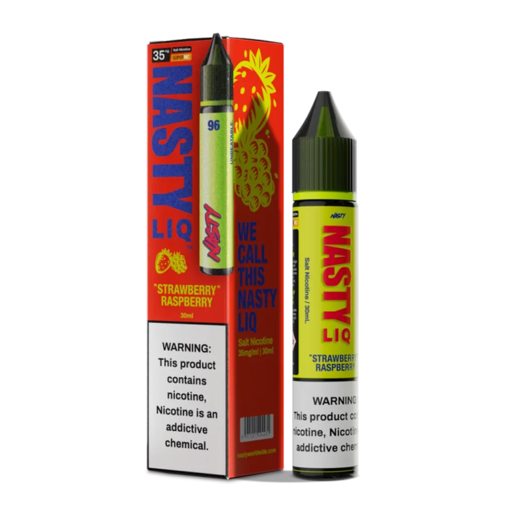 سالت نیکوتین Nasty Strawberry Raspberry | طعم میوهای توت فرنگی و تمشک |پادمن شاپ |