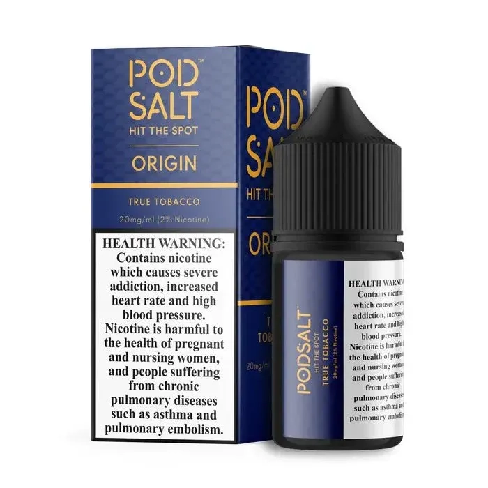 Pod Salt Origin  True Tobacco Saltnic |پادمن شاپ |