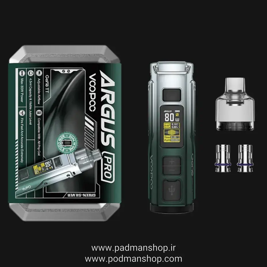 VOOPOO Argus Pro 80 W New Color Pod Mod Kit | پادمن شاپ |