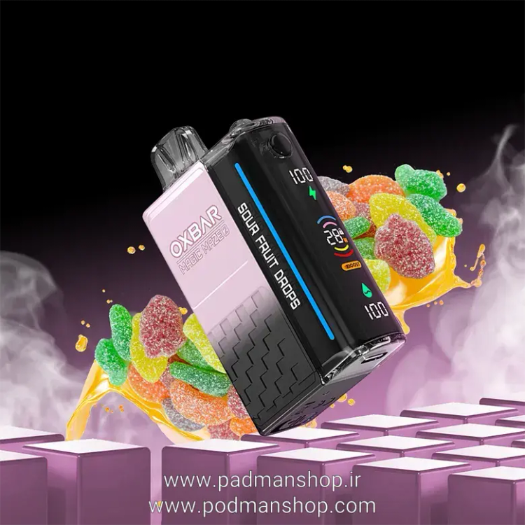 OXBAR Magic Maze 2 SOUR FRUIT DROPS |پادمن شاپ|