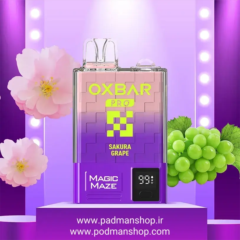 Oxbar Pro Magic Sakura Grape 10K|پادمن شاپ|