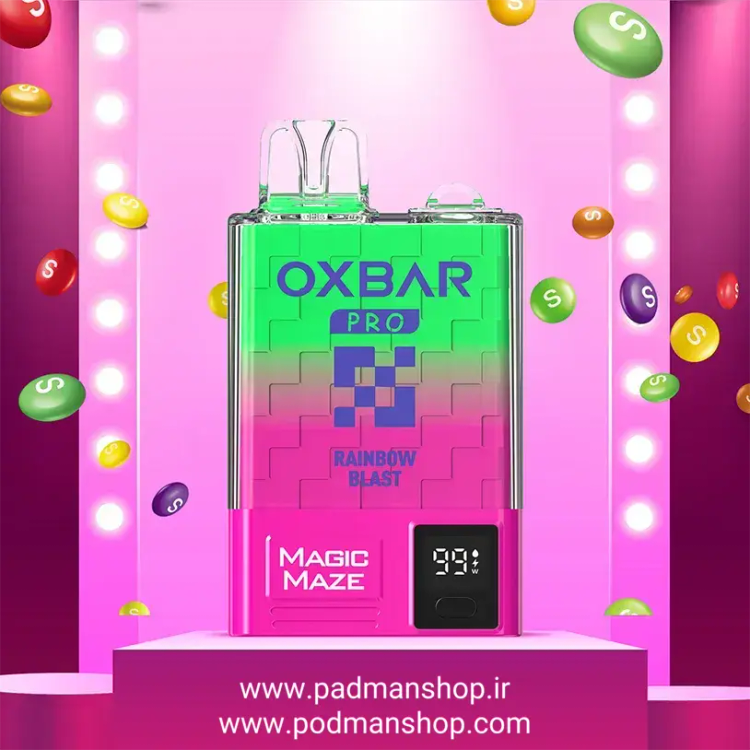 Oxbar Pro Magic Rainbow Blast 10K|پادمن شاپ|