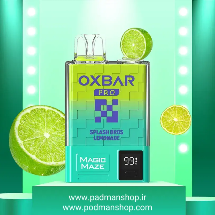 Oxbar Pro Magic Splash Bros Lemonad 10K|پادمن شاپ|