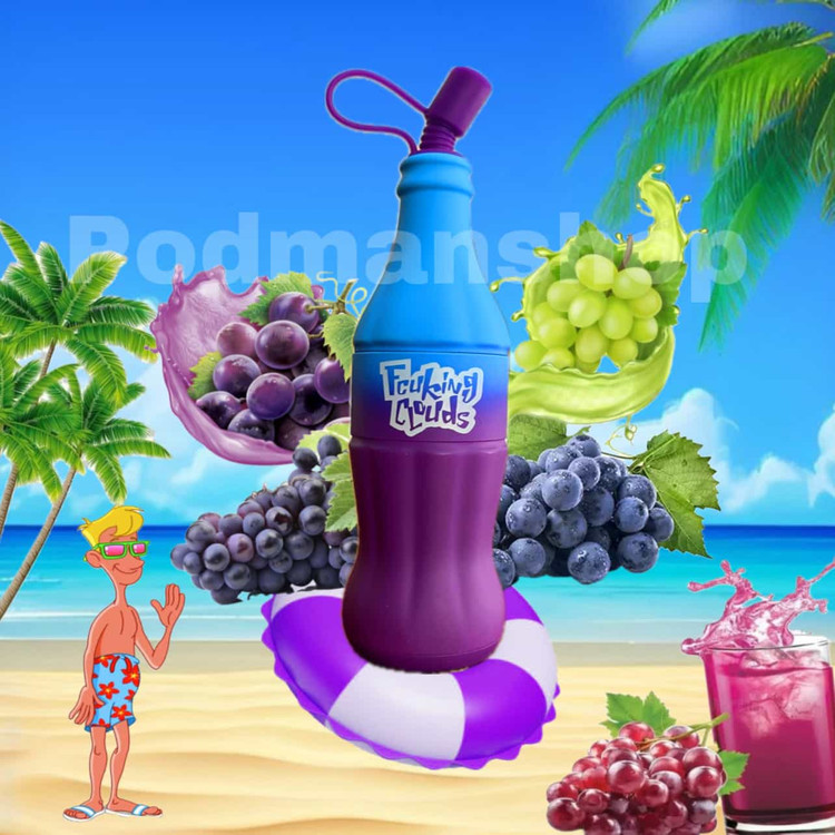 FCUKING CLOUDS DISPOSABLE VAPE POD Grape |پادمن شاپ |