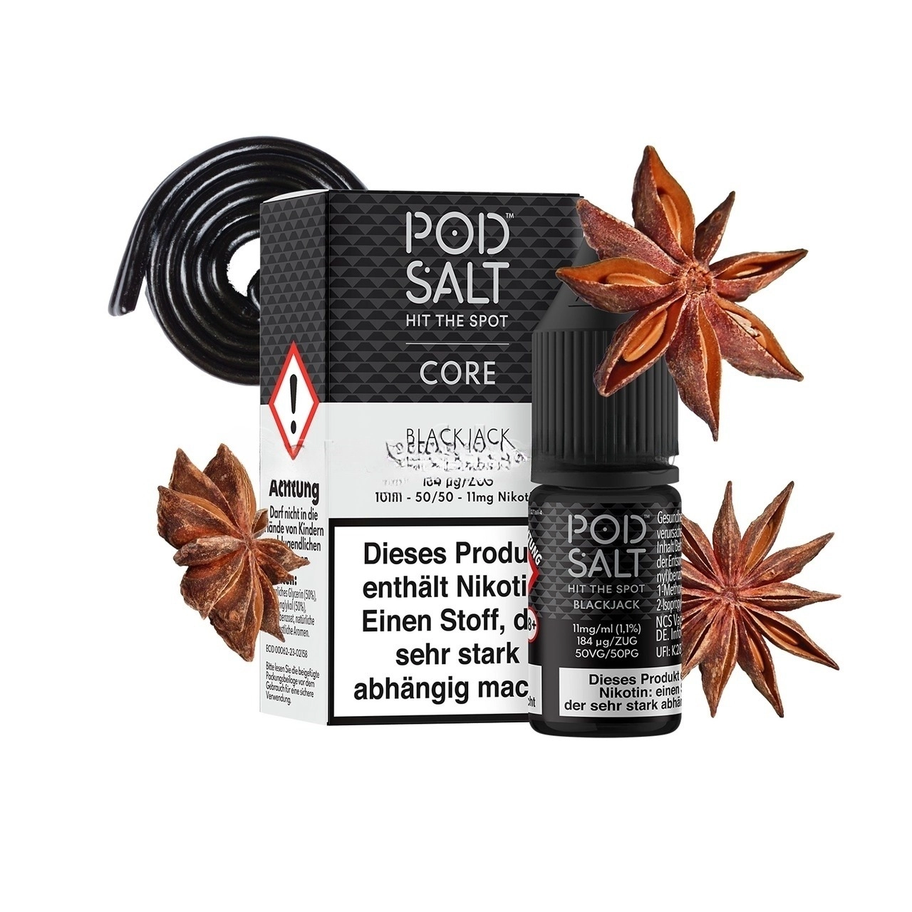 Pod Salt core  Black Jack Saltnic |پادمن شاپ |