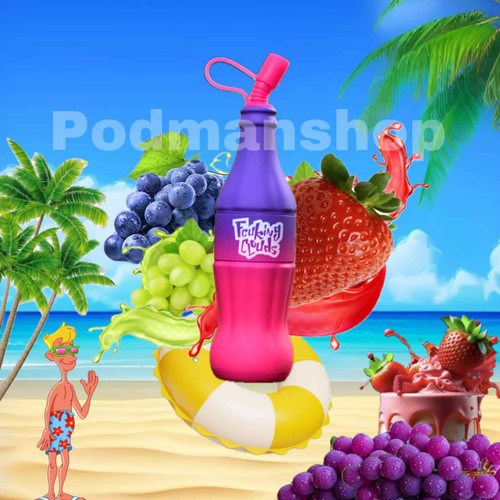 FCUKING CLOUDS DISPOSABLE VAPE POD Strawberry Grape |پادمن شاپ |