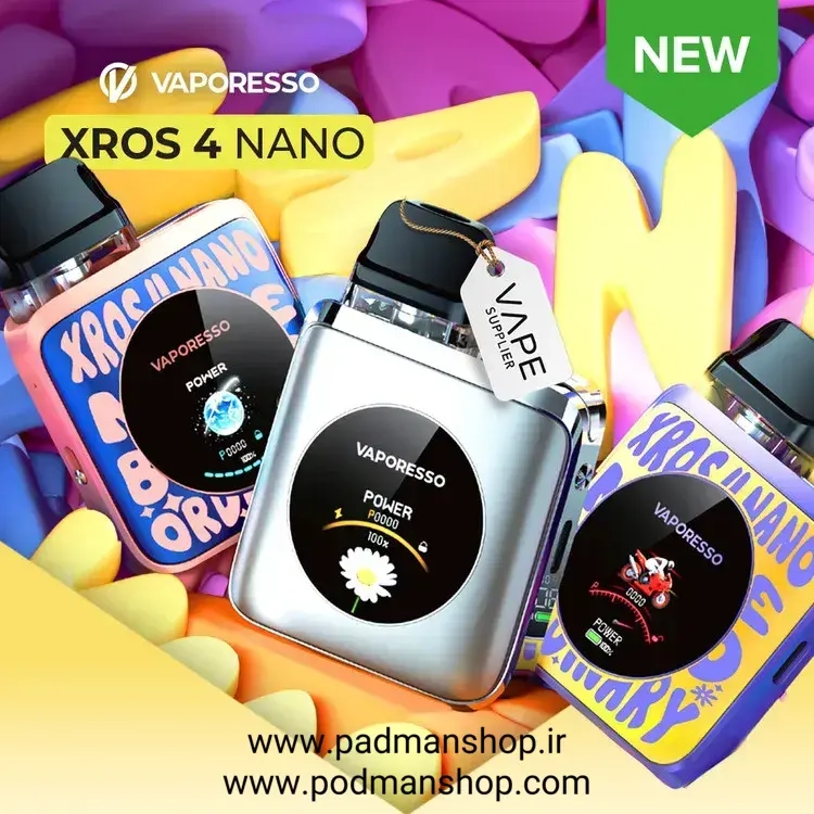 Vaporesso XROS Nano 4 Pod  System Kit |پادمن شاپ |