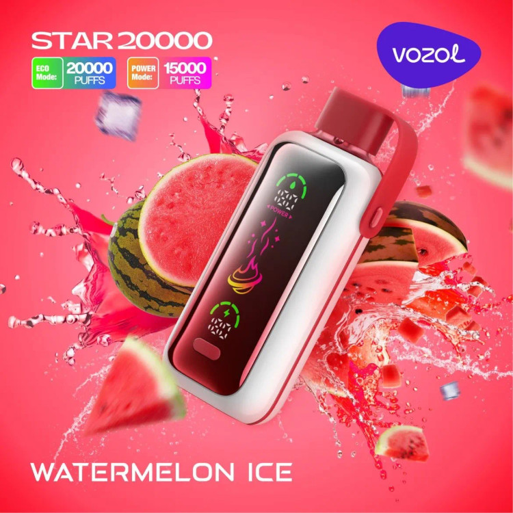 VOZOL STAR 20000 PUFF WATERMELON ICE | پاد من شاپ |