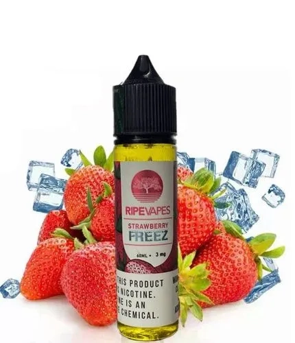 RIPE VAPES STRAWBERRY FREEZ E-JUICE |پاد من شاپ |