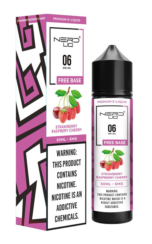 Premium E-Liquid Nerd Strawberry Raspbery Cherry |پادمن شاپ |