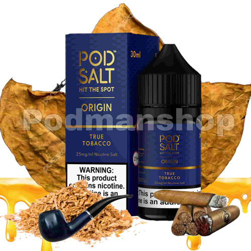 Pod Salt Origin  True Tobacco Saltnic |پادمن شاپ |