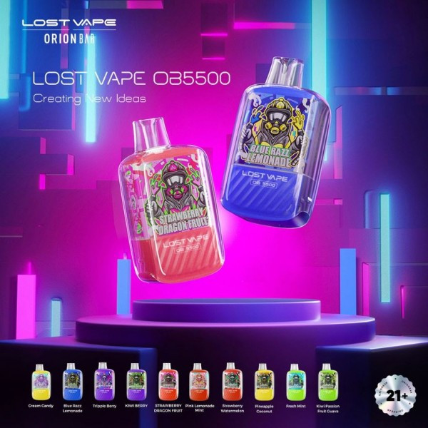 LOST VAPE ORION BAR OB 5500 DISPOSABLE پاد من شاپ |